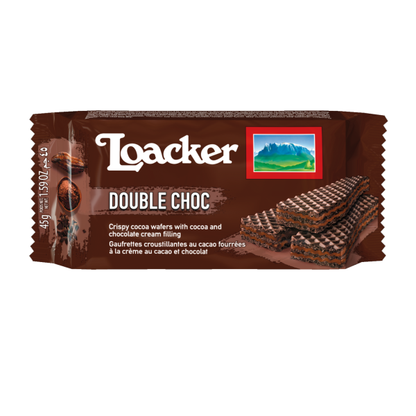 Loacker Wafers Double Chocolate 12ct